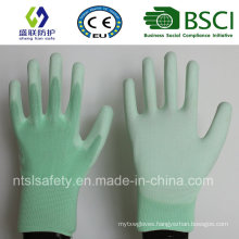 PU Coated Work Safety Glove (SL-PU201G1)
